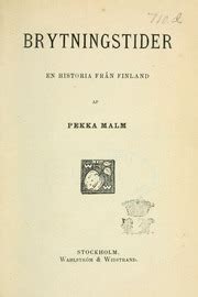 Brytningstider En Historia FrÃƒÂ¥n Finland PDF