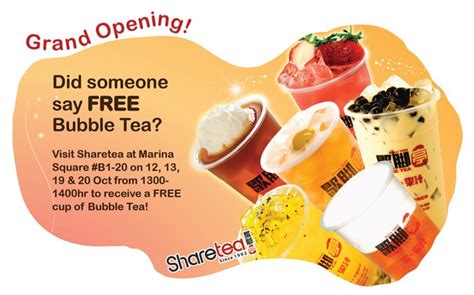 Bubble Tea at Marina Square: A Comprehensive Guide