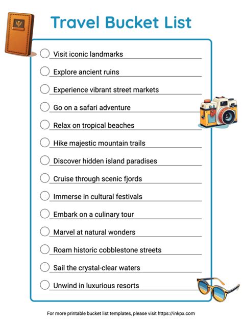 Bucket List Templates