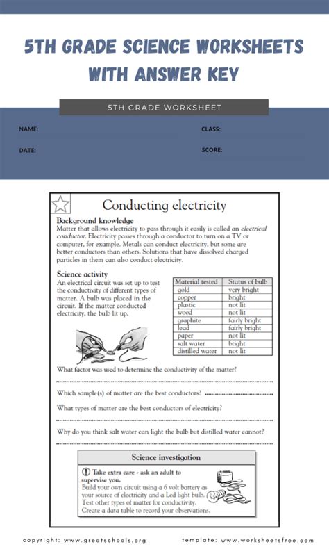 Buckle Down Science 5th Grade Answer Sheets Doc