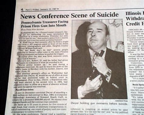 Budd Dwyer's Video Suicide: A Haunting Reminder of Corruption and Despair