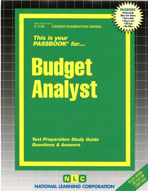 Budget AnalystPassbooks Career Examination Passbooks Doc