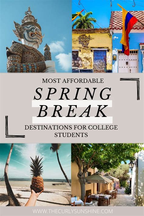 Budget Spring Break Destinations: Affordable Fun for College Students