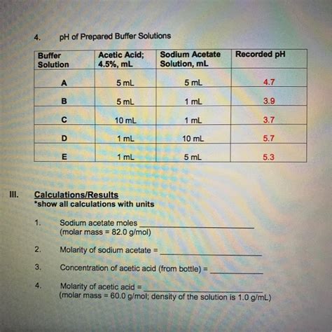 Buffer Solution Lab Report Epub