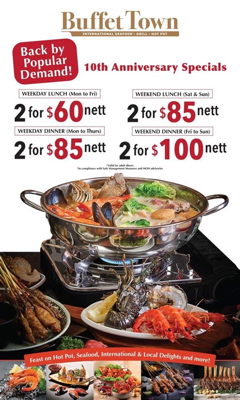 Buffet Town Singapore Credit Card Promotion: Feast Extravaganza with Exclusive Savings