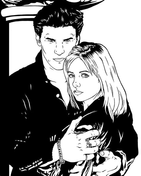 Buffy the Vampire Slayer Adult Coloring Book Doc