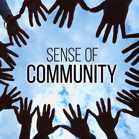 Build a Sense of Community: