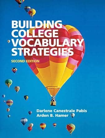 Building College Vocabulary Strategies Second Edition Answers Reader