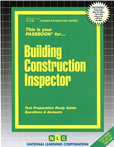 Building Construction InspectorPassbooks Passbook for Career Opportunities PDF