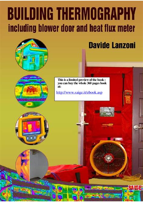Building thermography including blower door and heat flux meter PDF