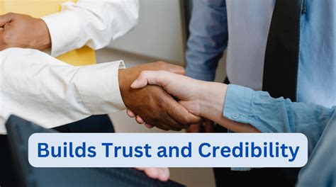 Builds credibility and trust: