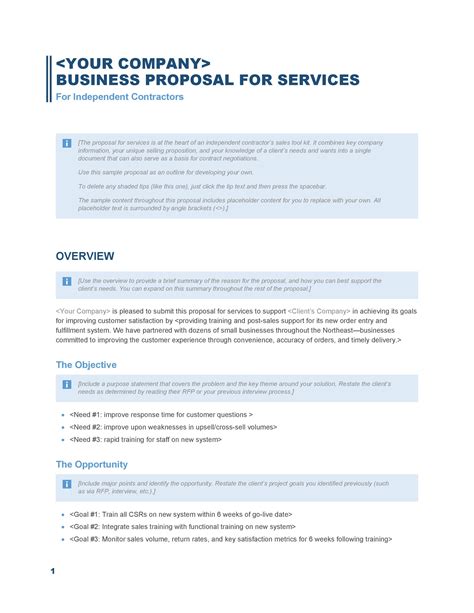 Buisness Proposal Template
