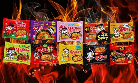 Buldak Spice Level Chart