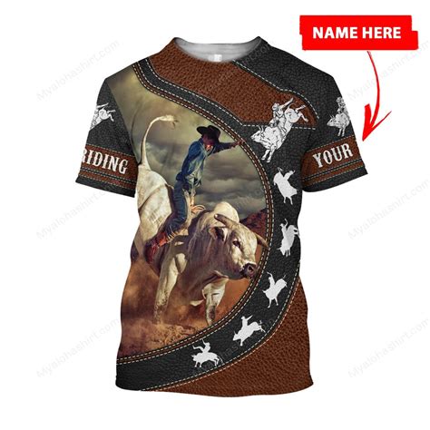 Bull Riding T-Shirts: A Symbol of Courage and Adrenaline Rush