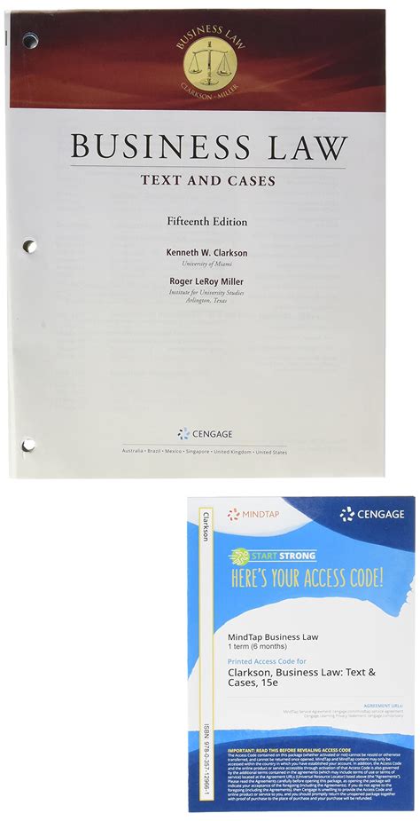 Bundle Business Law Text and Cases 12th Business Law Digital Video Library Printed Access Card PDF