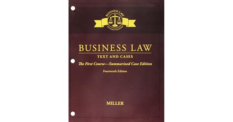 Bundle Business Law Text and Cases 14th LMS Integrated MindTap Business Law 1 term 6 months Printed Access Card Epub