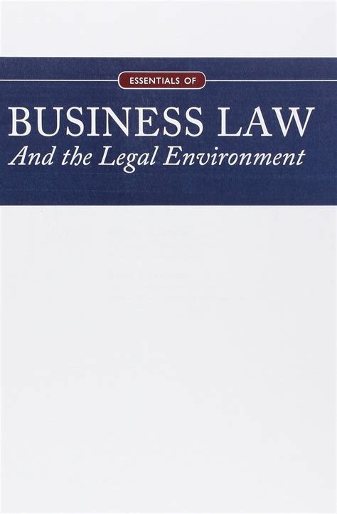 Bundle Essentials of Business Law and the Legal Environment Loose-Leaf Version 12th LMS Integrated for MindTap Business Law 1 term 6 months Printed Access Card PDF