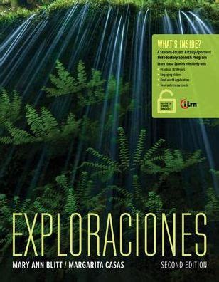 Bundle Exploraciones Curso Intermedio Enhanced iLrn™ Language Learning Center 4 terms 24 months Printed Access Card Kindle Editon
