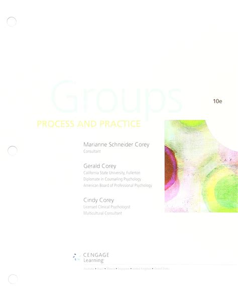 Bundle Groups Process and Practice 10th MindTap Counseling 1 term 6 months Printed Access Card Reader