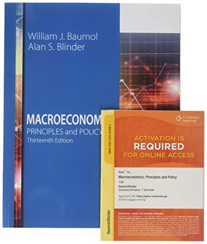 Bundle Microeconomics Principles and Policy 13th Aplia 1 term Printed Access Card Kindle Editon