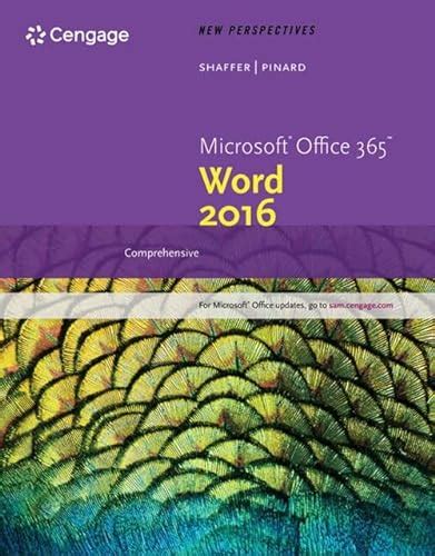 Bundle New Perspectives Microsoft Office 365 and Word 2016 Comprehensive MindTap Computing 1 term 6 months Printed Access Card PDF