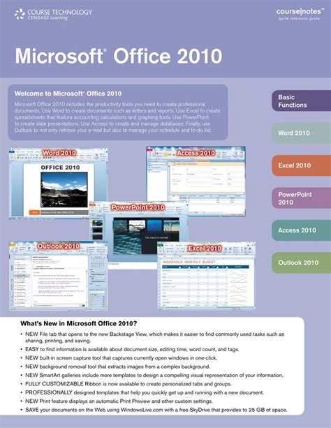 Bundle New Perspectives on Microsoft Office 2010 First Course Microsoft Office 2010 180-day Subscription Epub