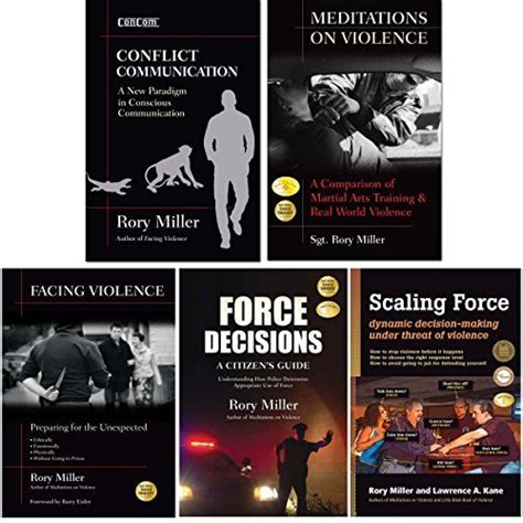 Bundle Rory Miller Collection YMAA books Conflict Communication Violence Force Epub