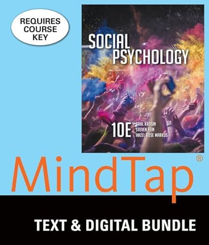 Bundle Social Psychology Loose-Leaf Version 10th MindTap Psychology 1 term 6 months Printed Access Card PDF