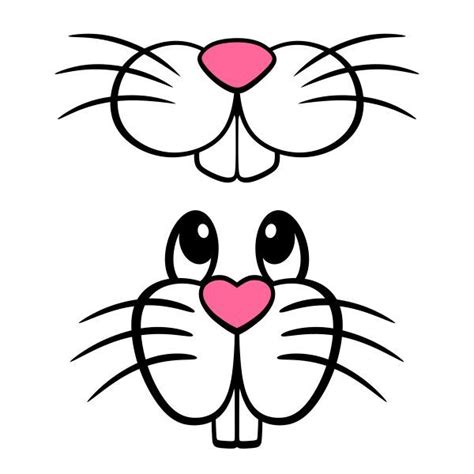 Bunny Nose Template