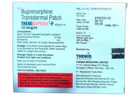 Buprenorphine Patch 10 mg: Comprehensive Guide