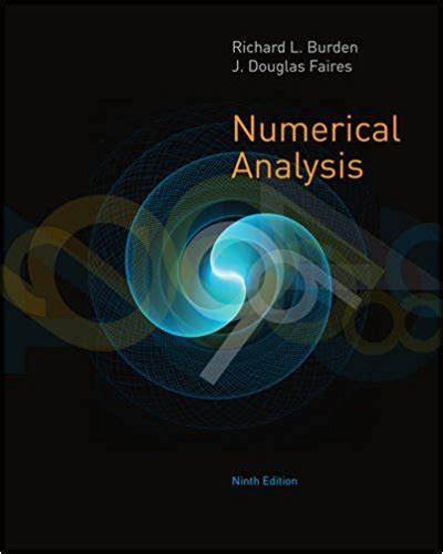 Burden Faires Numerical Analysis 9th Edition Student Solutions Ebook Epub