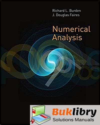 Burden Faires Numerical Analysis Solutions Manual Reader