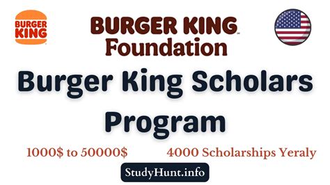 Burger King Scholars Program: Frequently Asked Questions