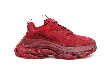 Burgundy Balenciaga Sneakers: A Style Statement for the Bold