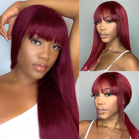 Burgundy Bang Wig: The Ultimate Style Guide for 8,532+ Fashionistas