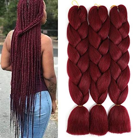 Burgundy Braiding Hair: 50 Shades of Fab!