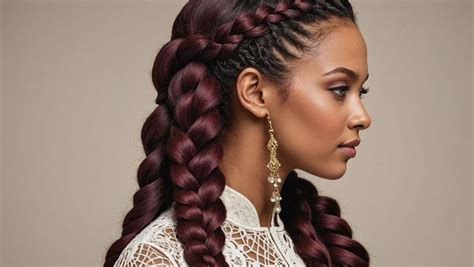 Burgundy Braiding Hair: 50 Stunning Ideas for Red Hot Locs