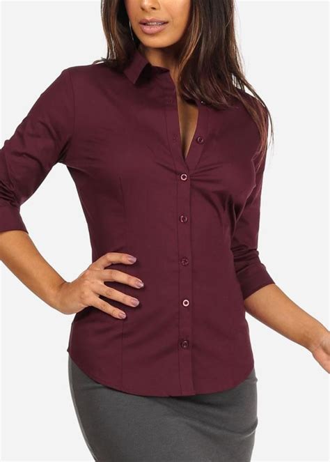 Burgundy Button Up Shirt: Timeless and Versatile Style