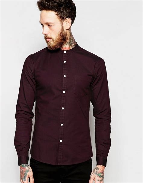 Burgundy Collared Shirt: A Refined Statement of Style