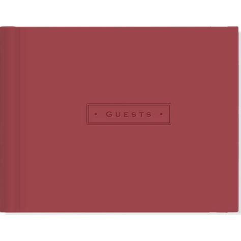 Burgundy Guest Book (Artisan Series) PDF