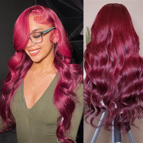 Burgundy Lace Front Wigs: 360 Lace Front, HD Lace Front, and More