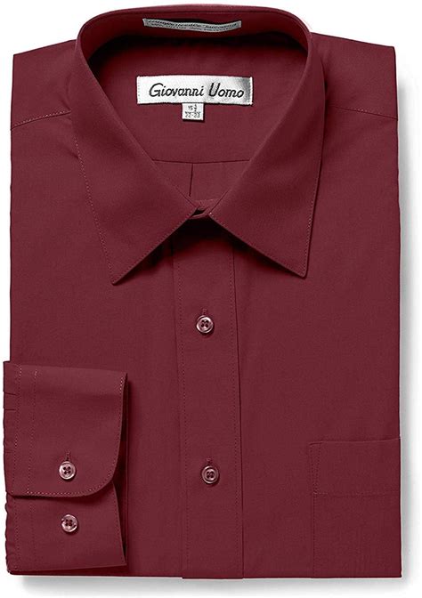 Burgundy Men's Dress Shirt: A Sophisticated Statement