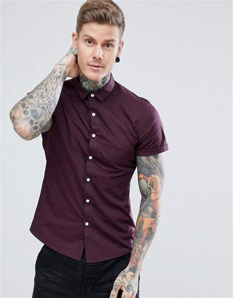 Burgundy Men's Shirts: Style and Sophistication