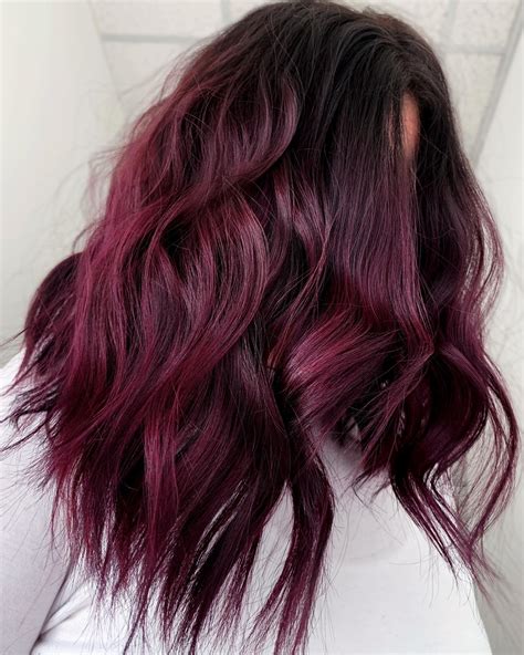 Burgundy Plum: A Hair Color Symphony for the Bold and Enchanting