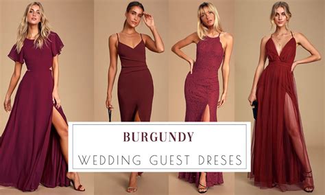 Burgundy Wedding Guest Dress: 10,000+ Styles for Every Occasion