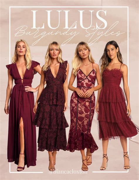 Burgundy Wedding Guest Dress: 101 Essential Styles for Ladies