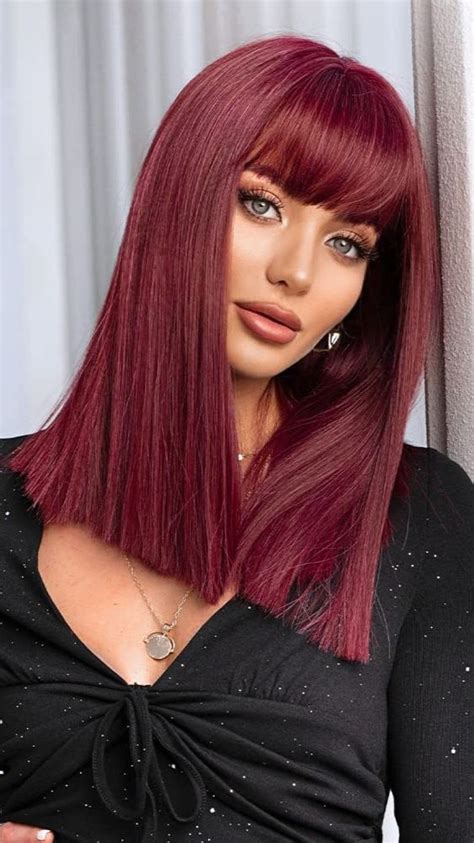 Burgundy Wigs with Bangs: Embracing Confidence and Style