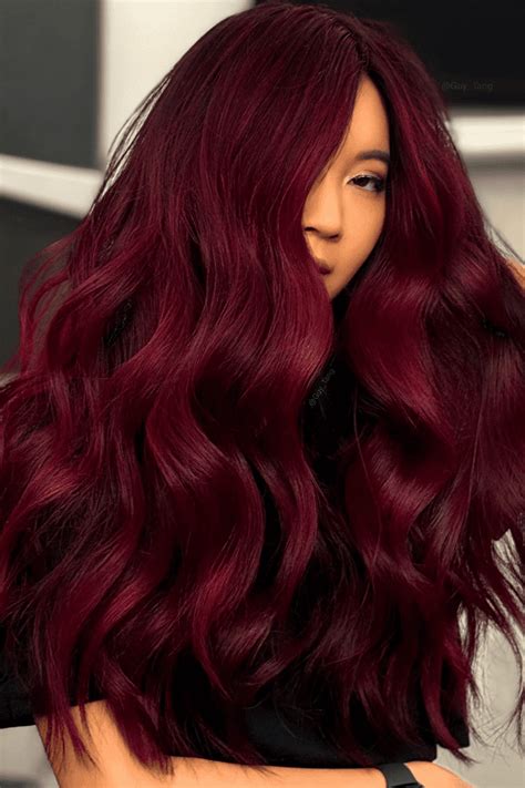 Burgundy in the Spotlight: The Seductive Allure of Crimson Locks