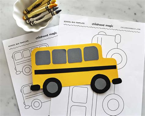 Bus Printable Template