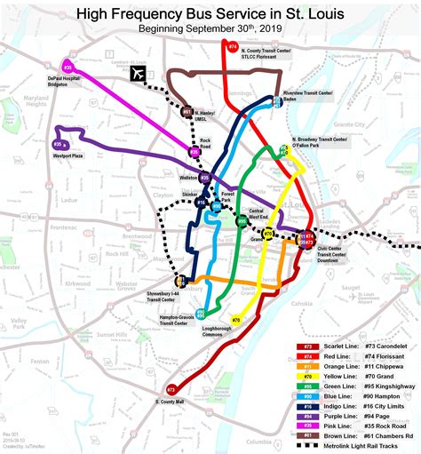Bus Routes and Service Areas
